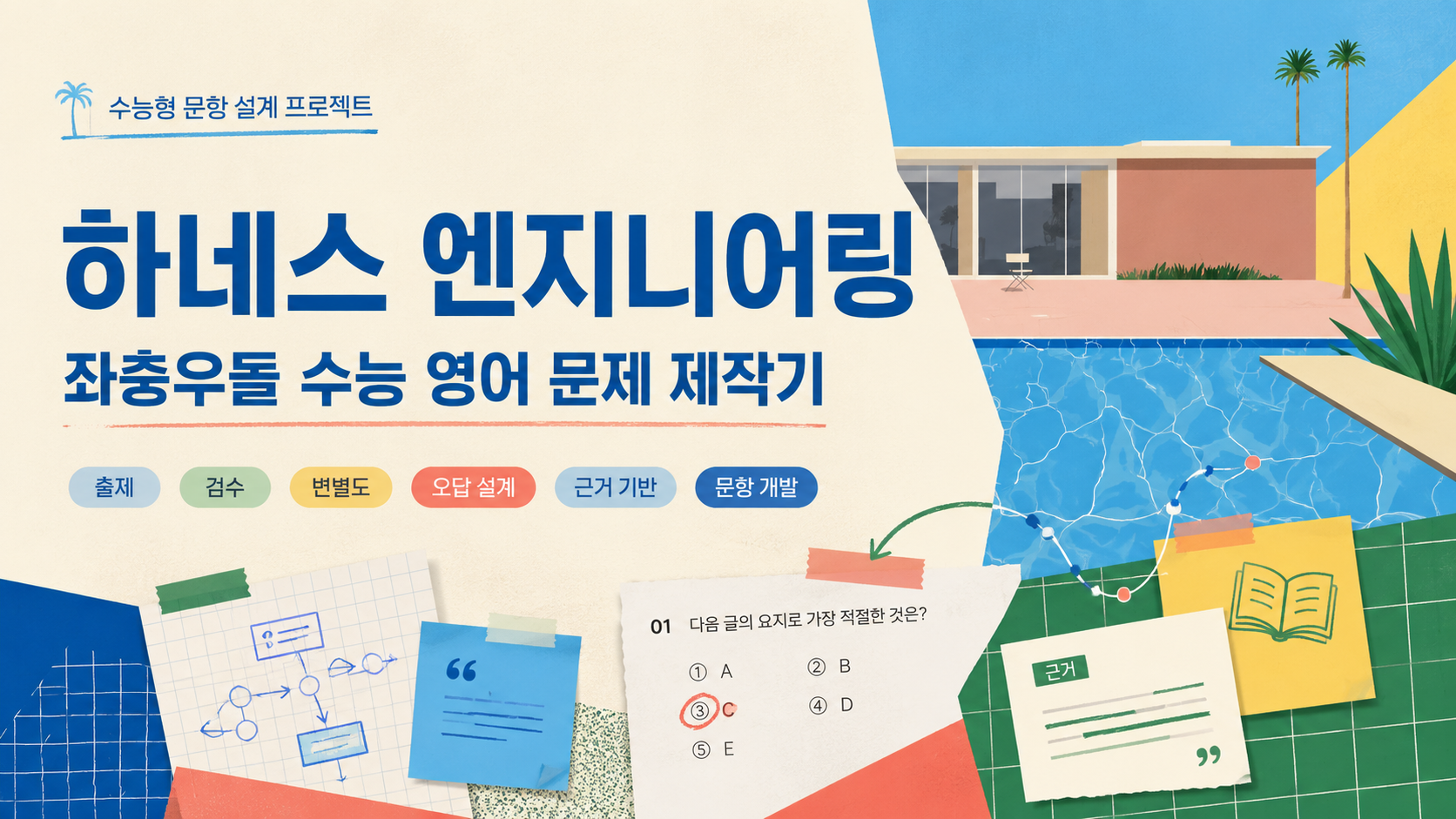 하네스 엔지니어링 좌충우돌 수능 영어 문제 제작기
